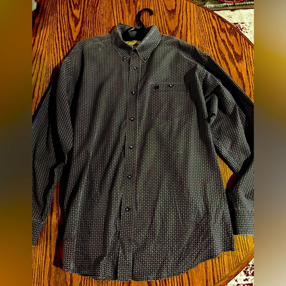 Black Wrangler dress shirt XL - Picture 1 of 2